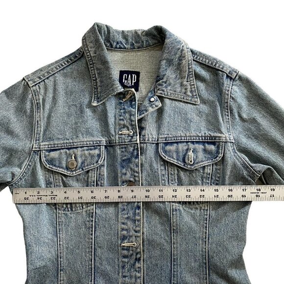 Gap | 80s Vintage Faded Blue Jean Jacket | Size: Small - Picture 7 of 8